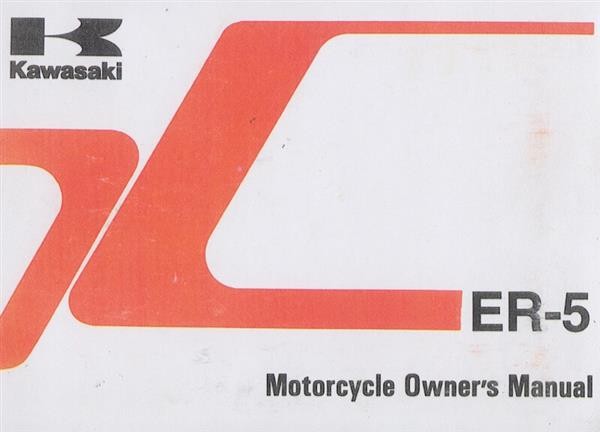 Kawasaki ER-5, 500-A4 und 500-B-4, Owner's Manual