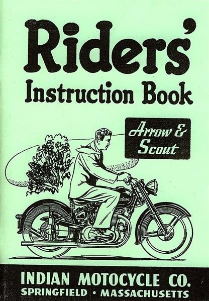 Indian Arrow & Scout, Instruction Book (Betriebsanleitung)