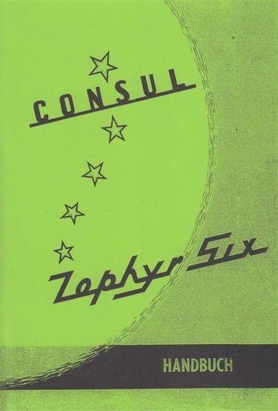 Ford Consul und Zephyr Six, Handbuch