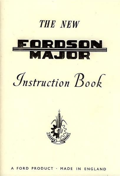 Fordson Major Instruction Book