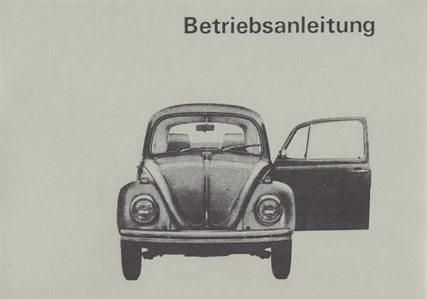 VW 1200, 1300,1500, Betriebsanleitung