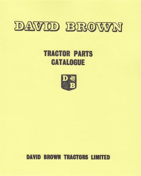 David Brown Tractor 770 Selectmatic, Parts Catalogue