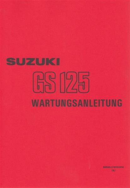 Suzuki GS125 Reparaturanleitung