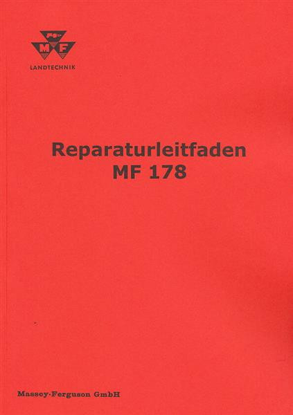 Massey-Ferguson MF 178, Reparaturanleitung