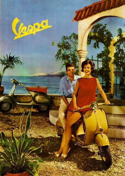 Vespa 1962 Poster