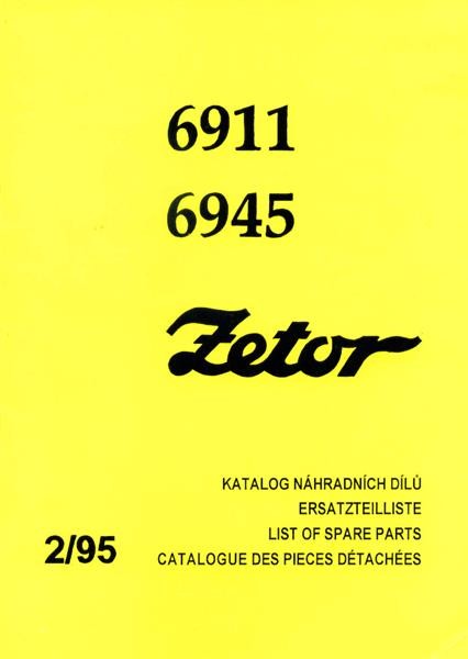 Zetor 6911, 6945 Ersatzteilkatalog