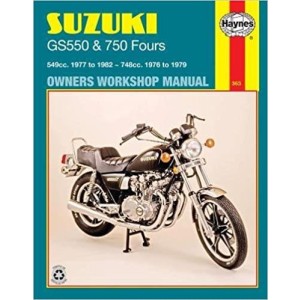 Suzuki GS550 and GS750 Fours Owners Workshop Manual