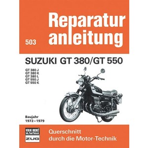Suzuki GT380 und GT550 Reparaturanleitung