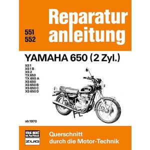 Yamaha 650 (2 Zyl.) ab 1970 - Reparaturbuch