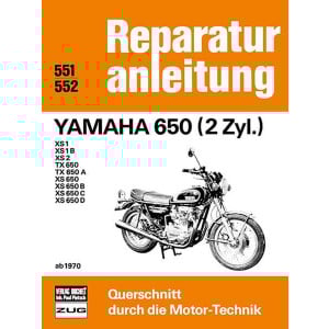 Yamaha 650 (2 Zyl.) ab 1970 - Reparaturbuch