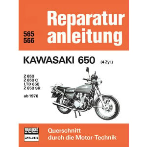 Kawasaki 650 (4 Zyl.) ab 1976 - Reparaturbuch