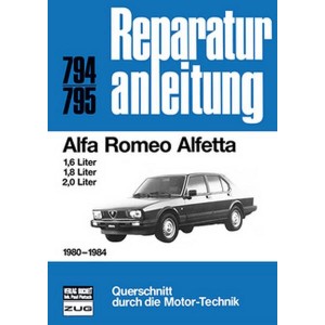 Alfa Romeo Alfetta 1980-1984 - Reparaturbuch