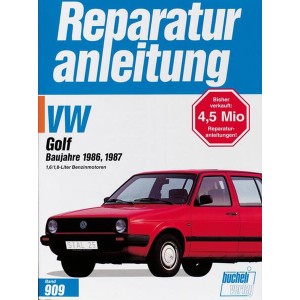 VW Golf C / CL / GL / GTi / GTi 16V 1986-1987 - Reparaturbuch