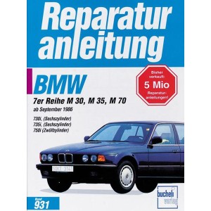 BMW 730i / 735i / 750i ab 9/1986 - Reparaturbuch