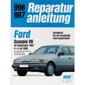 Ford Scorpio V6 ab September 1987 / 4x4 ab 1986 - Reparaturbuch