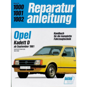 Opel Kadett D ab 9/1981 - Reparaturbuch