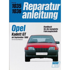 Opel Kadett GT ab September 1988 - Reparaturbuch