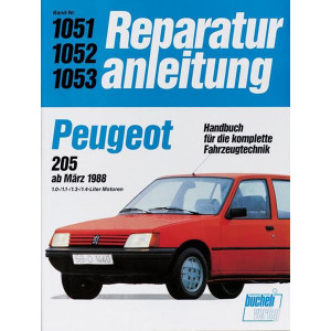 Peugeot 205 ab 9/1982 - Reparaturbuch