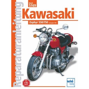 Kawasaki Zephyr 550 / 750 - Reparaturbuch