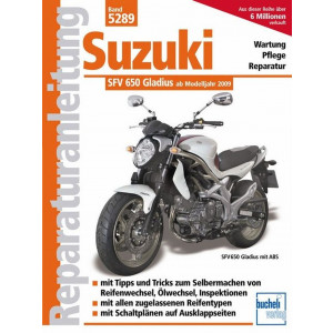 Suzuki SFV650 Gladius Reparaturanleitung