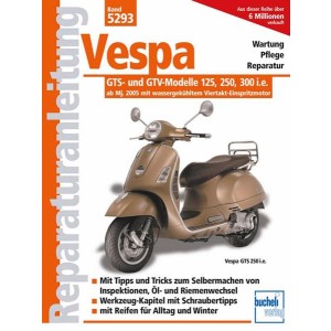 Vespa GTS- und GTV-Modelle 125, 250, 300 i.e. - Reparaturbuch