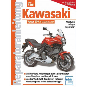 Kawasaki Versys 650 ccm - Reparaturbuch