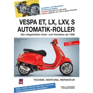 Vespa ET, LX, LXV, S Automatik-Roller - Reparaturbuch