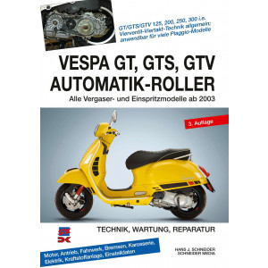 Vespa GT, GTS, GTV Automatik-Roller - Reparaturbuch