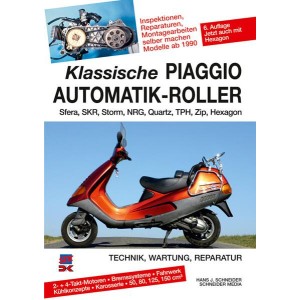 Klassische Piaggio Automatik-Roller seit 1990 - Reparaturbuch