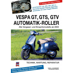 Vespa GT, GTS, GTV Automatik-Roller - Reparaturbuch
