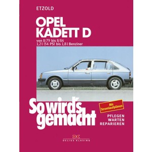Opel Kadett D 8/79 bis 8/84 - Reparaturbuch