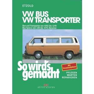 VW Bus und Transporter von 10/82 bis 12/90, VW Bus Syncro von 2/85 bis 10/92 - Reparaturbuch