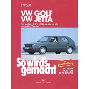 VW Golf II 9/83-9/91, Jetta 1/84-9/91 - Reparaturbuch