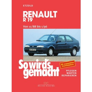 Renault R19 von 11/88 bis 1/96 - Reparaturbuch