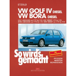 VW Golf IV Diesel 9/97-9/03, Bora Diesel 9/98-5/05 - Reparaturbuch