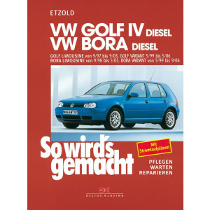 VW Golf IV Diesel 9/97-9/03, Bora Diesel 9/98-5/05 - Reparaturbuch