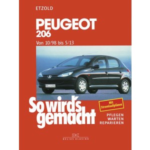 Peugeot 206 von 10/98 bis 5/13 - Reparaturbuch