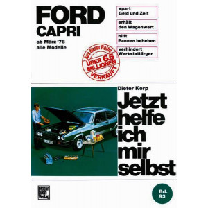 Ford Capri alle Modelle ab März 1978 Reparaturbuch