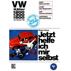 VW Käfer 1200/1300/1500 bis Herbst '69 Reparaturbuch