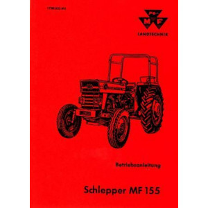 Massey-Ferguson Schlepper MF 155, Betriebsanleitung