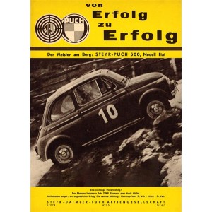 Steyr-Puch 500 "von Erfolg zu Erfolg" Poster