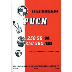 Puch 250 SG, SGS, SGA, SGSA, Ersatzteilkatalog