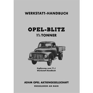 Opel Blitz 1 3/4 t. Werkstatt-Handbuch