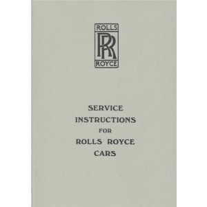 Rolls-RoyceService Instructions 1925-1939