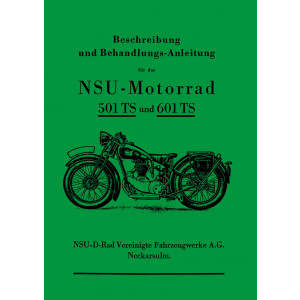 NSU 501TS und 601TS Betriebsanleitung