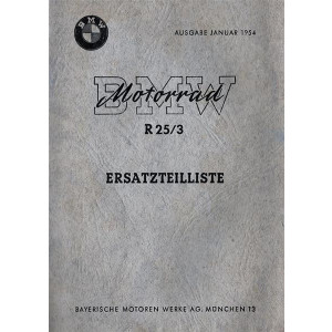 BMW R25/3 Ersatzteilkatalog