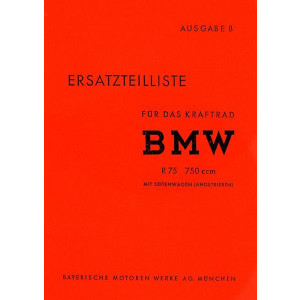 BMW R75 mit Seitenwagen Ersatzteilkatalog