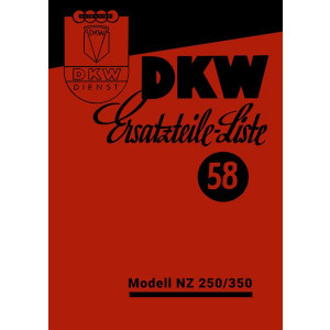 DKW NZ250 und NZ350 Ersatzteilkatalog