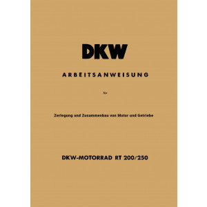 DKW RT200 und RT250 Arbeitsanweisung