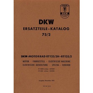 DKW RT125/2 und RT125/2H Ersatzteilkatalog